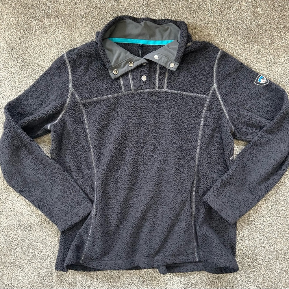 KUHL Gray Fleece Pullover Woman’s
